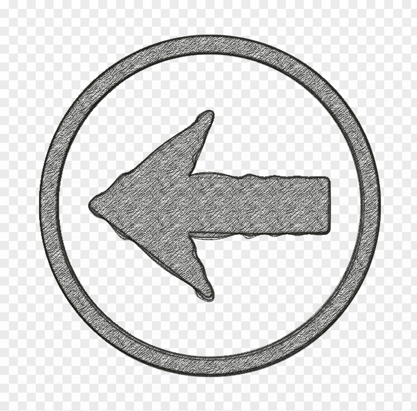 Back Navigational Arrow Button Pointing To Left Icon Basic Application PNG
