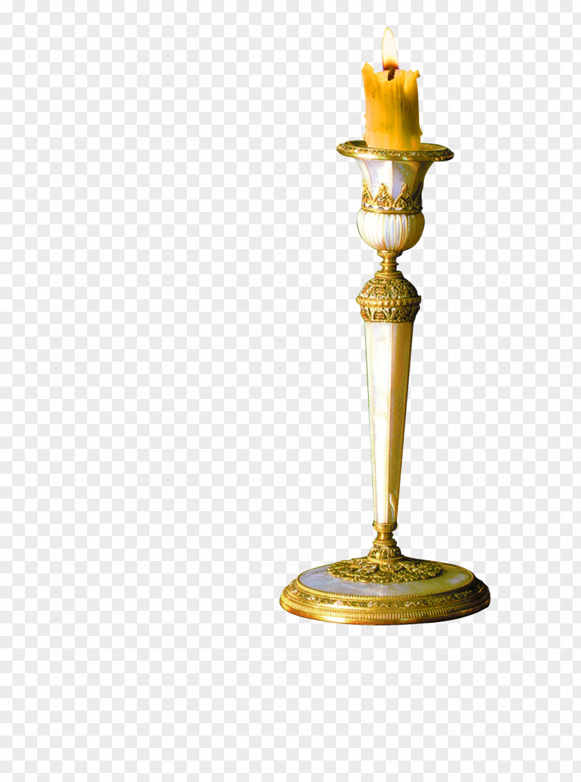 Golden Candle Holders Candlestick Icon PNG