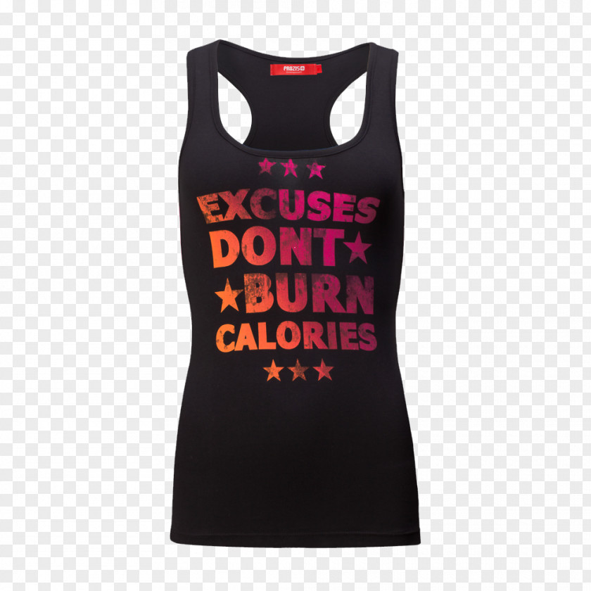 Gymnastics Burning Calories Gilets T-shirt Active Tank M Sleeveless Shirt PNG