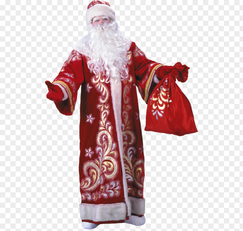 Santa Claus Ded Moroz Snegurochka New Year Tree Grandfather PNG