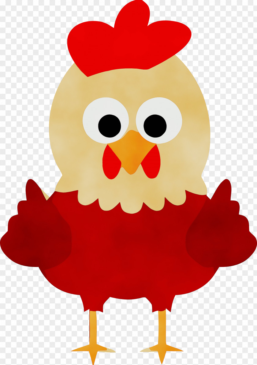 Beak Rooster Bird Chicken Cartoon PNG