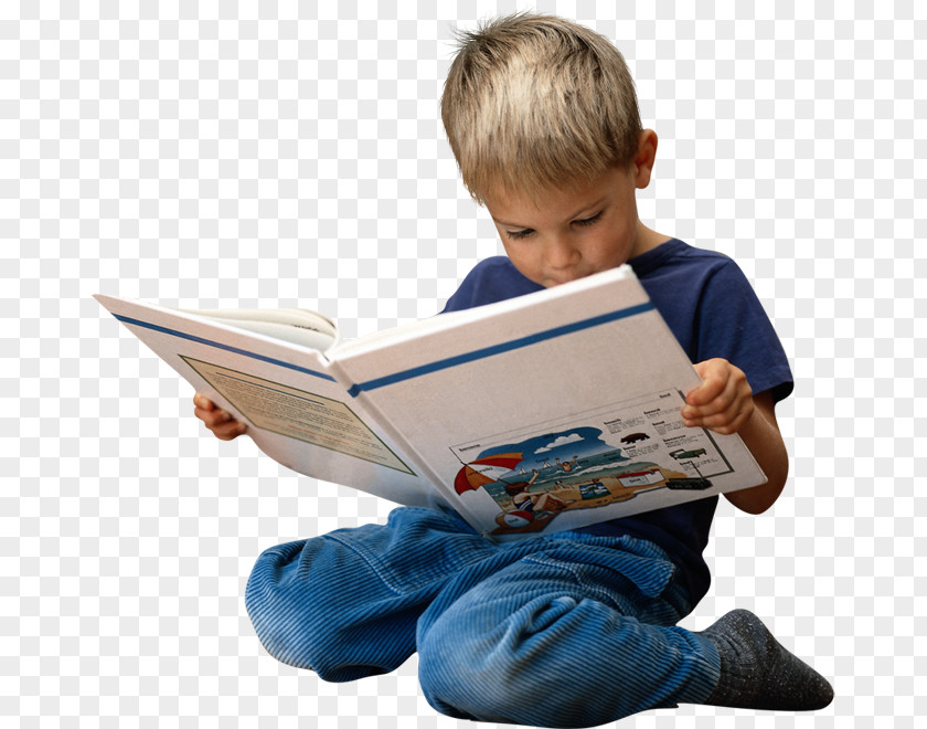Kid Reading Child Book Clip Art PNG
