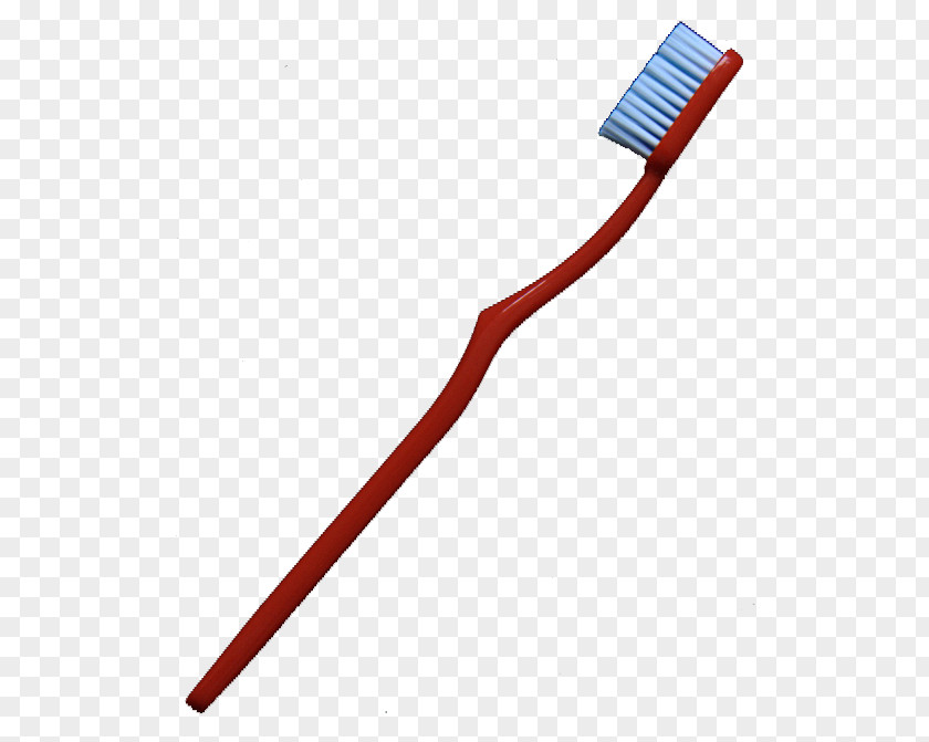 Toothbrush Red Material Angle PNG