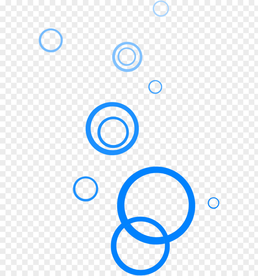 Floating Circle Blue PNG
