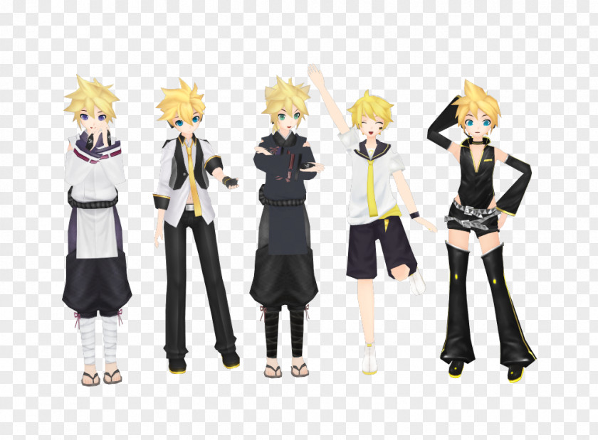 Len Kagamine Rin/Len Vocaloid 2 MikuMikuDance Uniform PNG