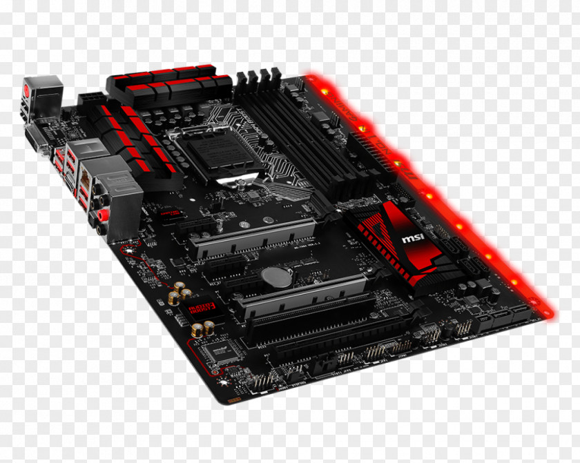 LGA 1151 MSI DDR4 SDRAM Motherboard Land Grid Array PNG