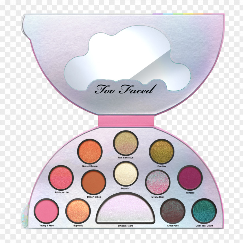 Makeup Palette Too Faced Natural Eye Shadow Cosmetics Unicorn Sephora PNG