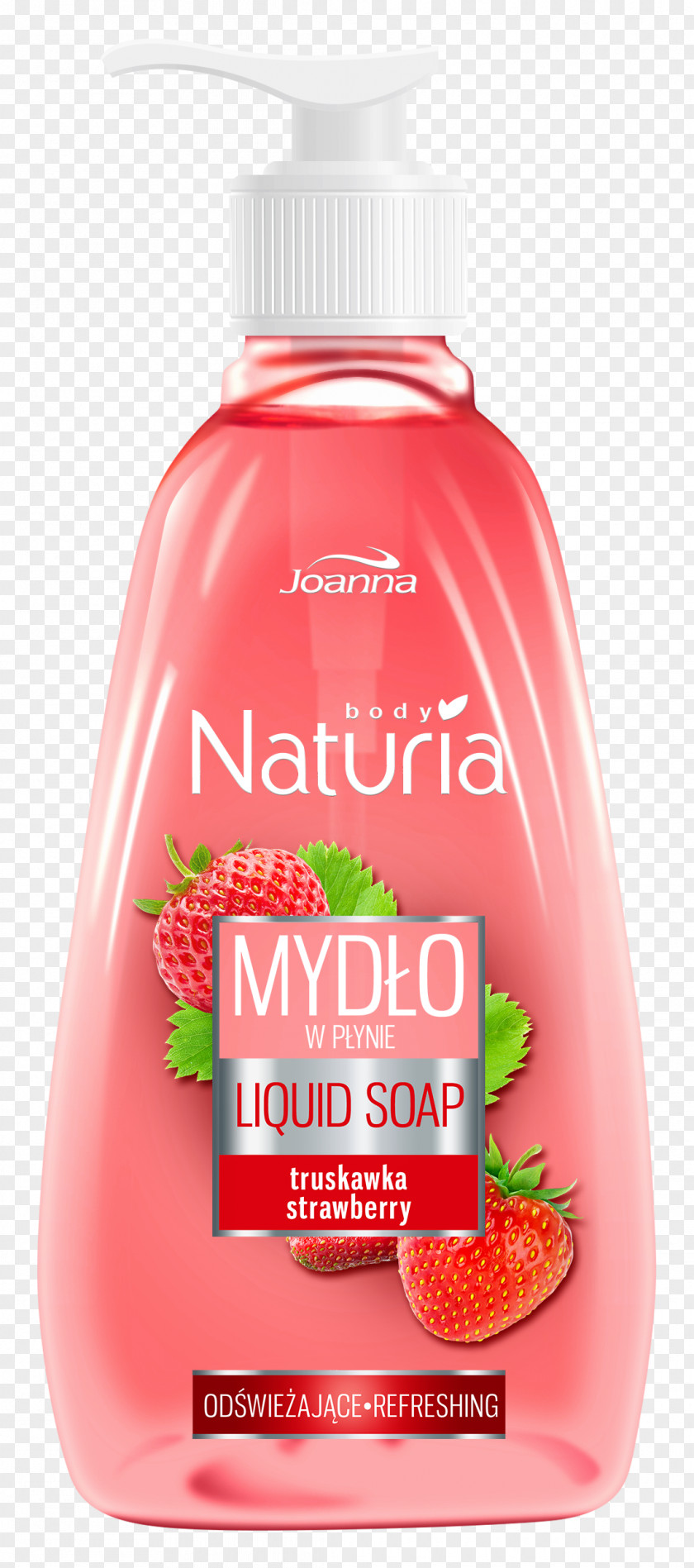 Strawberry Soap Cosmetics Liquid Fluid PNG