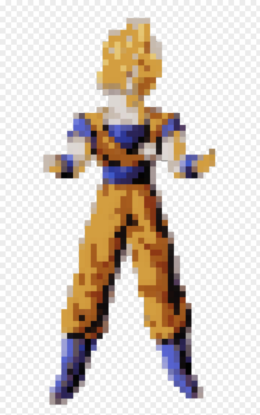 8 BIT Goku Frieza Gohan Vegeta Majin Buu PNG