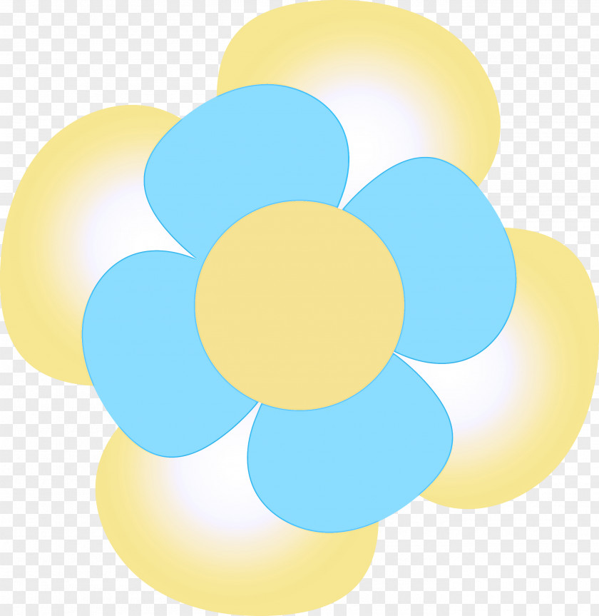 Cartoon Smiley Smile Flower Page Six PNG