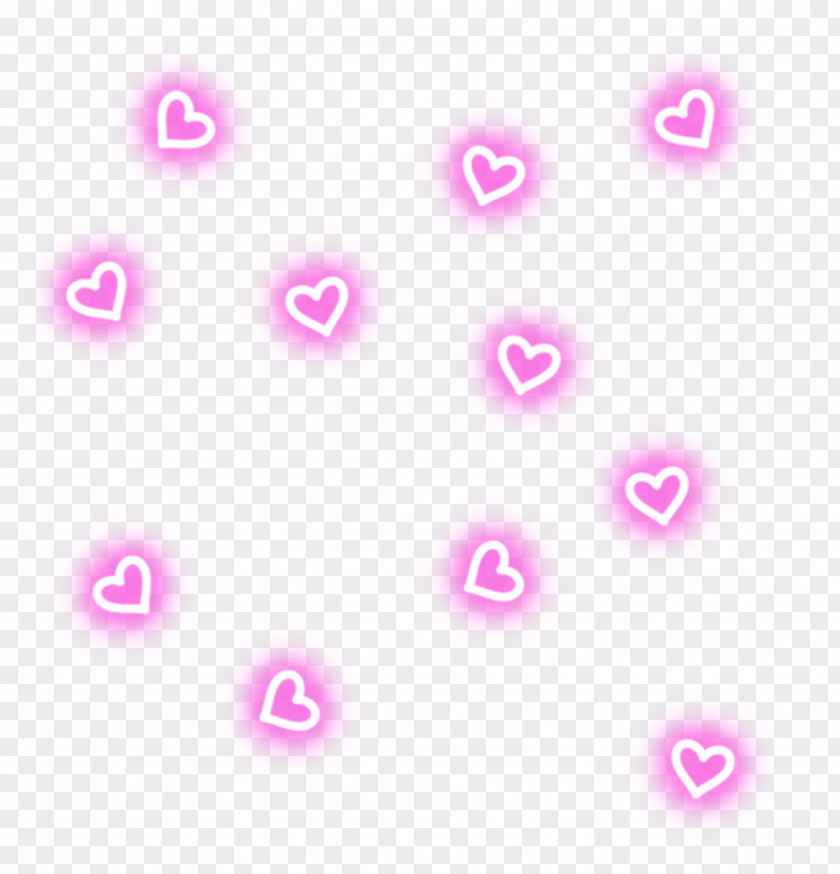 Magenta Lilac Heart Emoji Background PNG