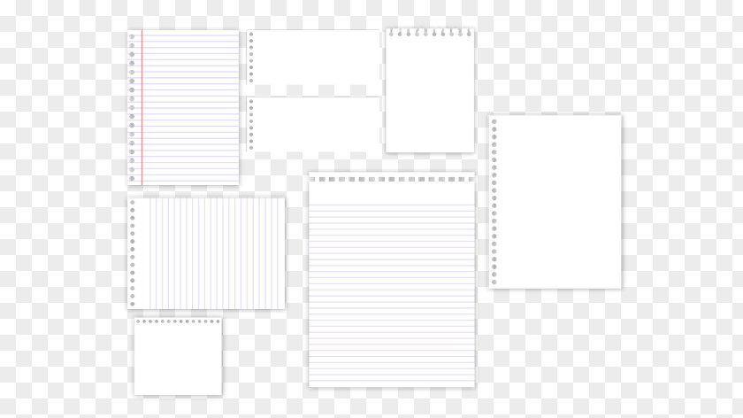 Notebook Paper Square Area Pattern PNG