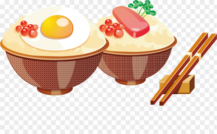 Rice Japanese Cuisine Bowl Clip Art PNG