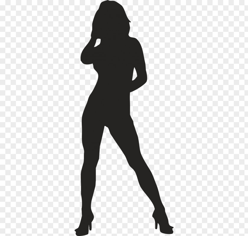 Silhouette Woman Clip Art PNG