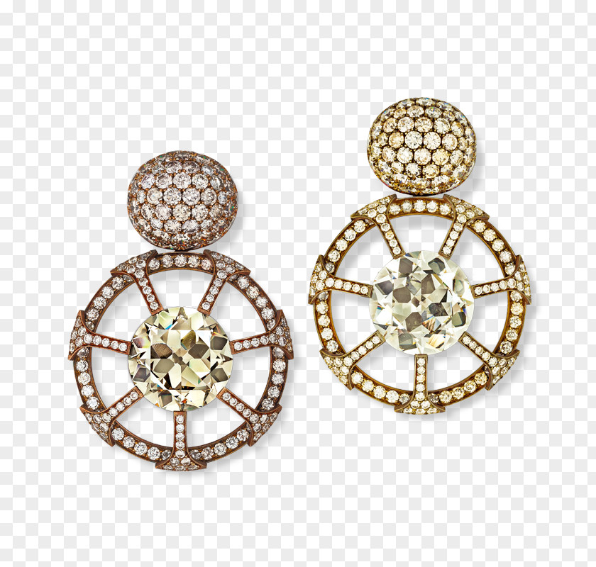 Treasure Jewels Cut Out Earring Jewellery Diamond Gemstone Hemmerle PNG