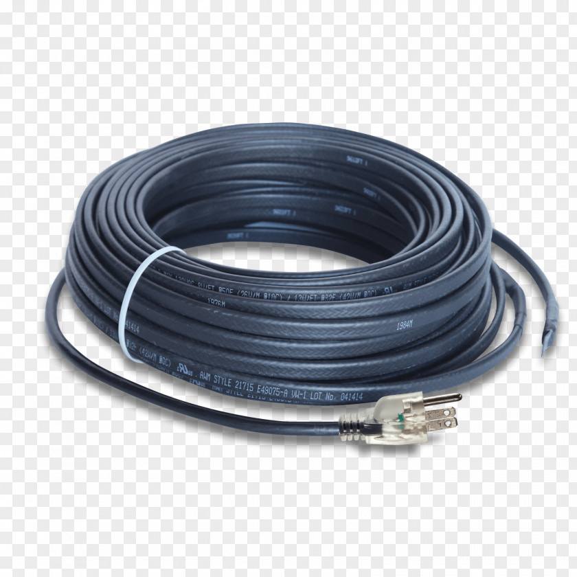 Cables Electrical Cable Trace Heating Electricity Ice Dam PNG