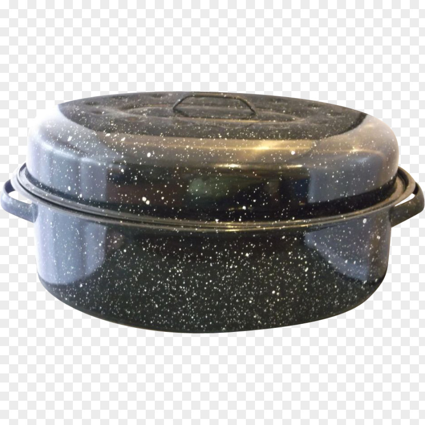 Oven Cookware Roasting Pan Vitreous Enamel PNG