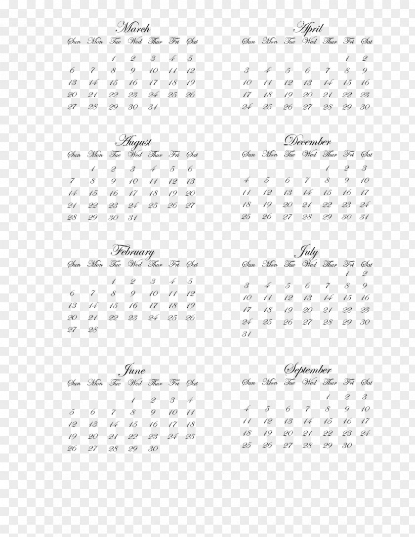 Time Perpetual Calendar Month Public Holiday PNG