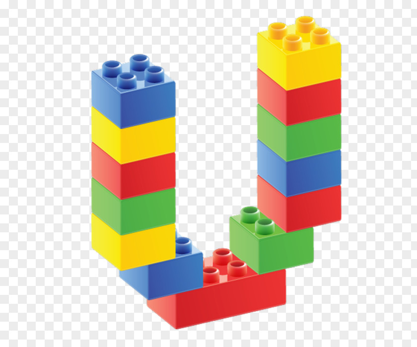 Toy Lego Duplo Block Letter PNG