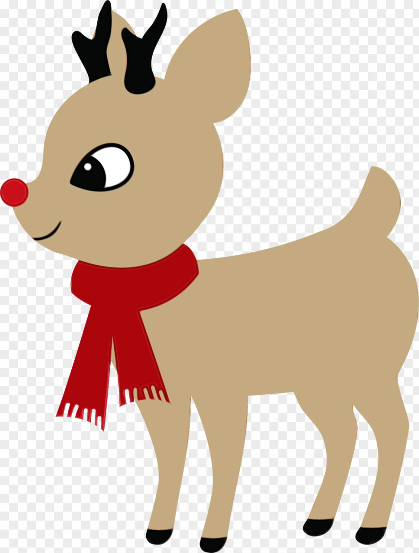 Animation Fawn Cartoon Deer Animal Figure Tail Snout PNG