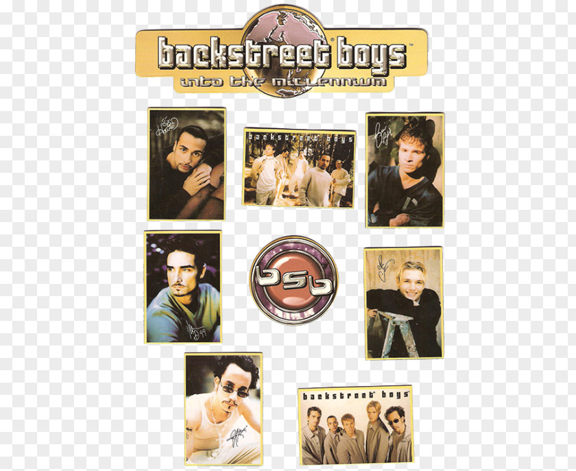 Backstreet Boys Larger Than Life Television Show Panini Album Cover PNG