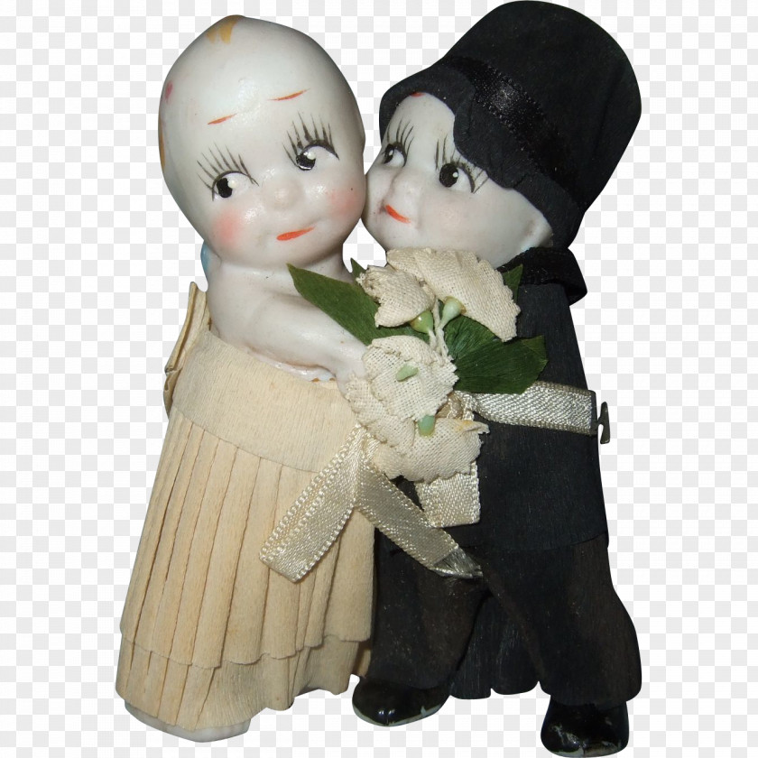 Bride And Groom Figurine Doll PNG