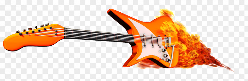 Electric Guitar Bass Rock And Roll PNG