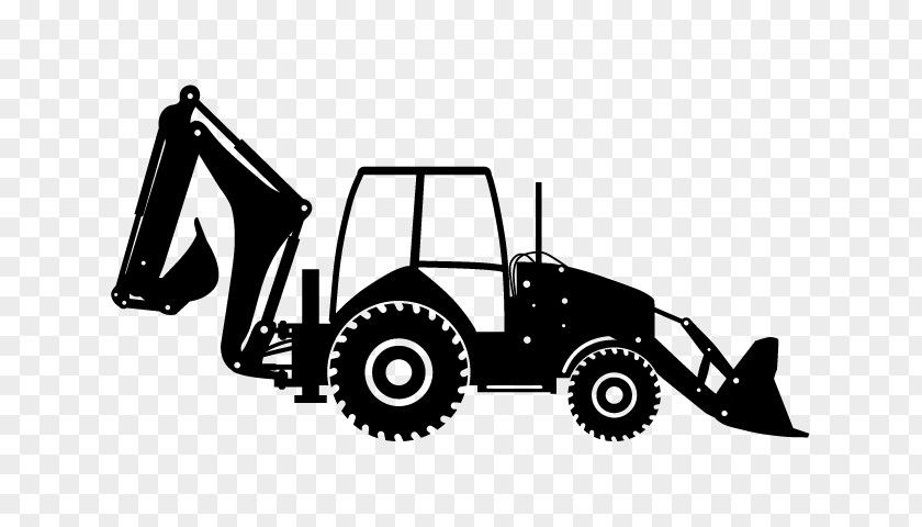 Tractor Heavy Machinery Backhoe Loader PNG