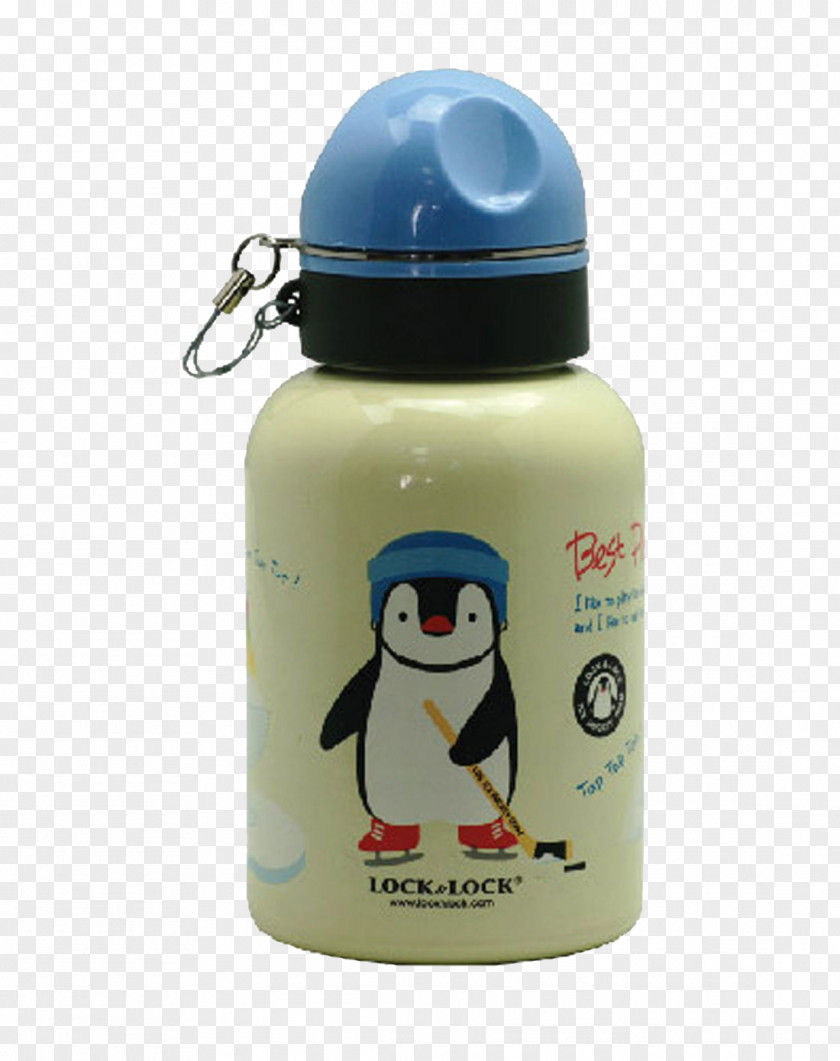 Beige Cartoon Penguin Kettle Water Bottle U4e50u6263u4e50u6263 PNG