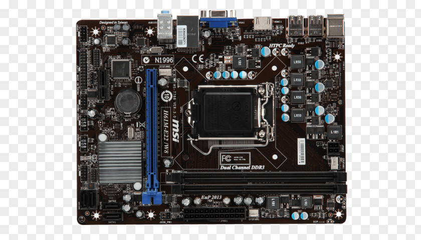 LGA 1155 Intel MSI H61M-P20 Motherboard MicroATX PNG