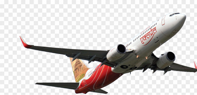 AIR INDIA Boeing 737 Next Generation Airline Airbus Air Travel PNG