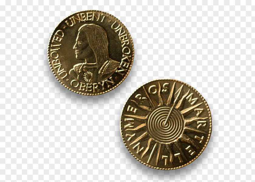 Coin Nickel Bronze 01504 Brass PNG