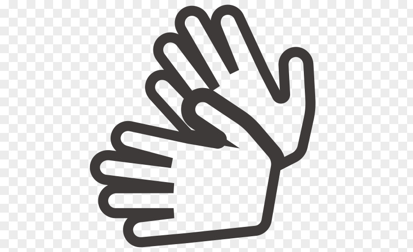 Hand Logo Line Finger Font PNG