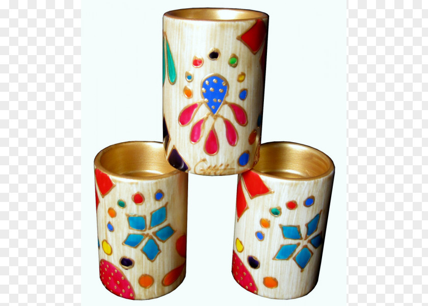Hand Painted Gift Box Coffee Cup Ceramic Mug Vase PNG