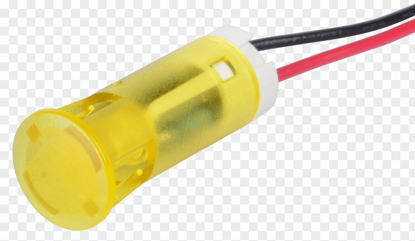 Light Light-emitting Diode Yellow Lead Signal Lamp PNG