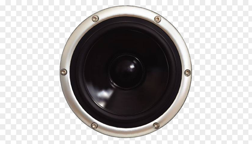 Round Black Camera Loudspeaker Android Megaphone Icon PNG