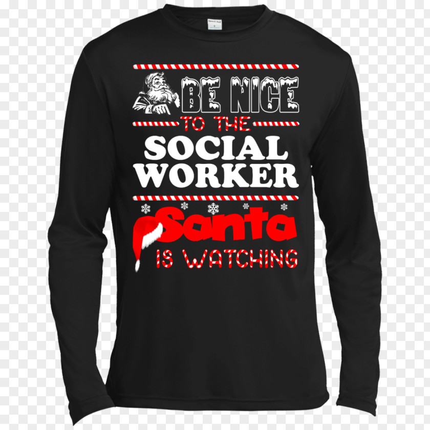 SOCIAL WORKER Long-sleeved T-shirt Hoodie PNG