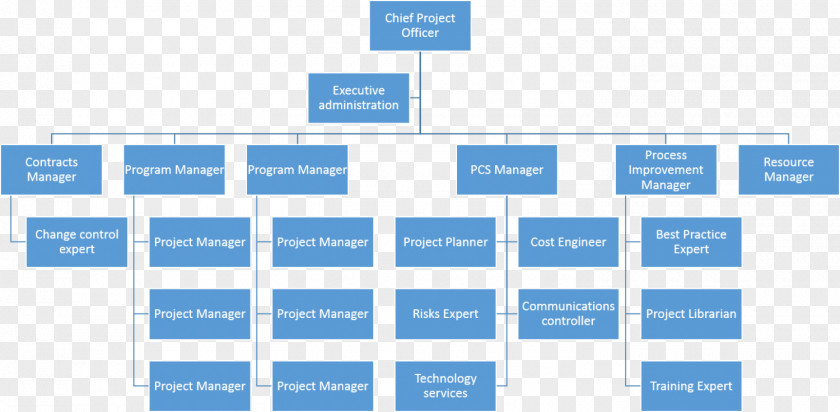 Business Organizational Chart Structure Management PNG