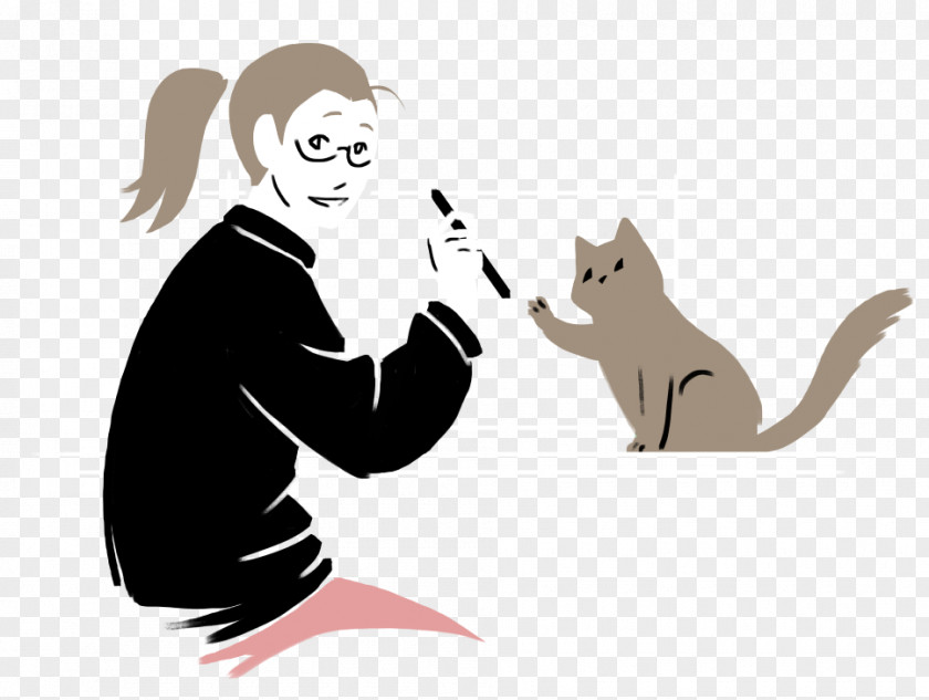 Cat Dog Drawing Silhouette PNG