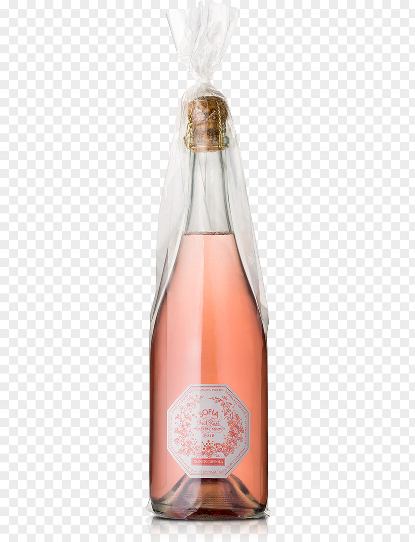 Champagne Francis Ford Coppola Winery Rosé Sparkling Wine PNG