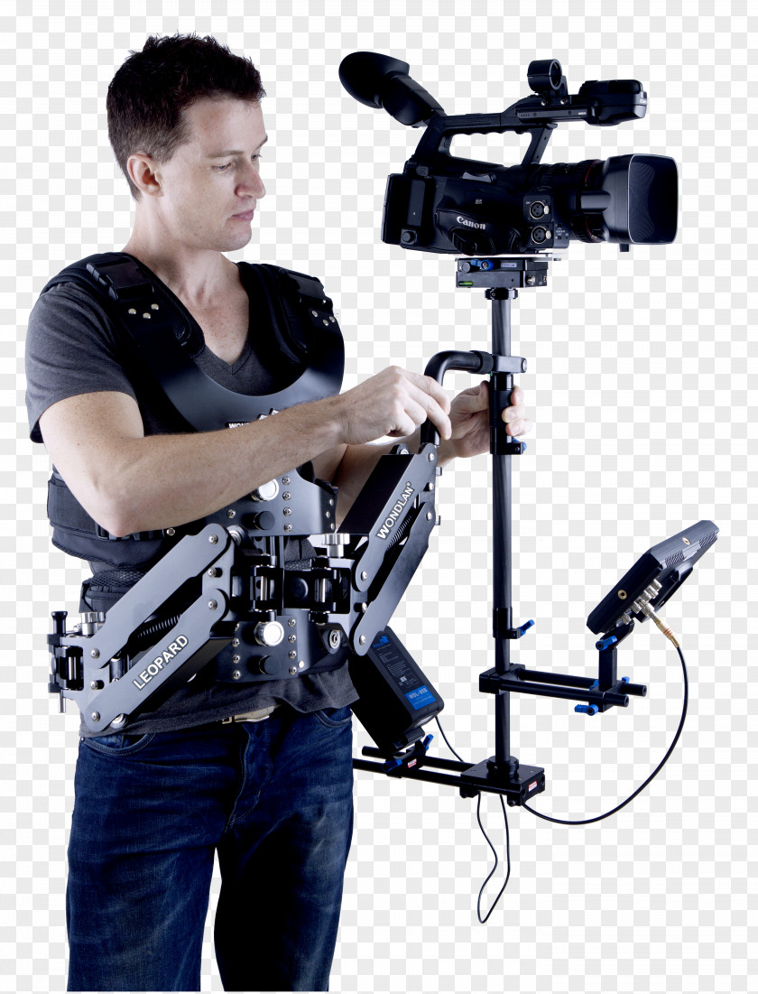 Crane Steadicam Camera Stabilizer Video Cameras Digital SLR PNG