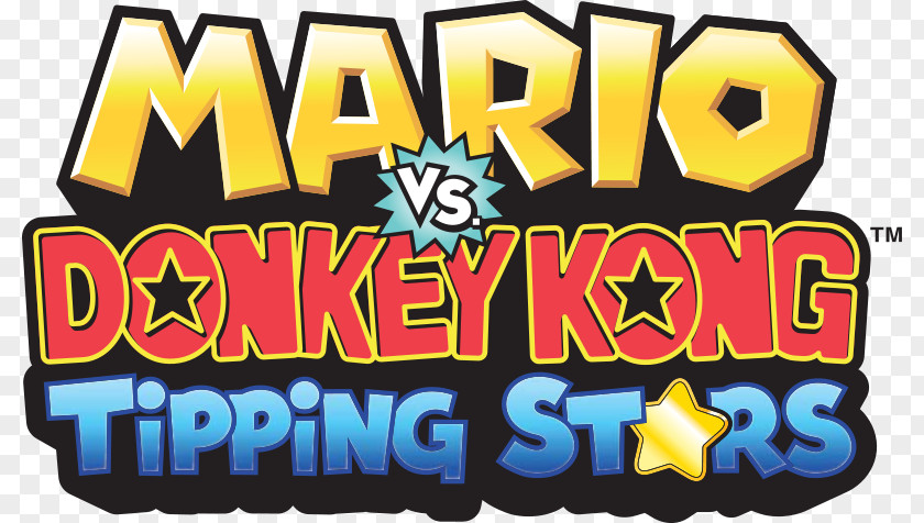 Nintendo Mario Vs. Donkey Kong: Tipping Stars Wii U 3DS Logo PNG