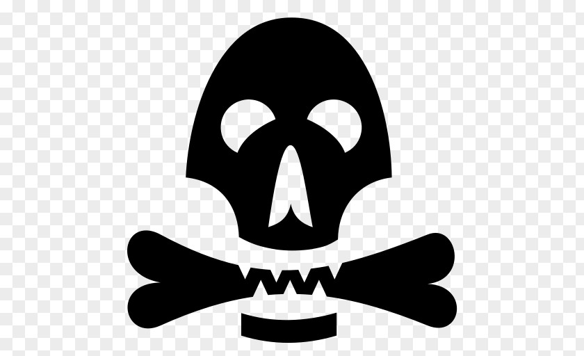 Skull Bone Symbol Clip Art PNG