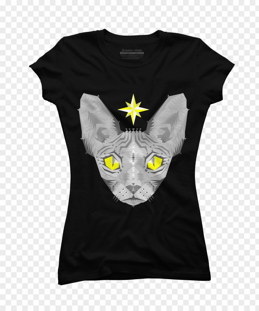 T-shirt Sphynx Cat Sleeve Wig PNG
