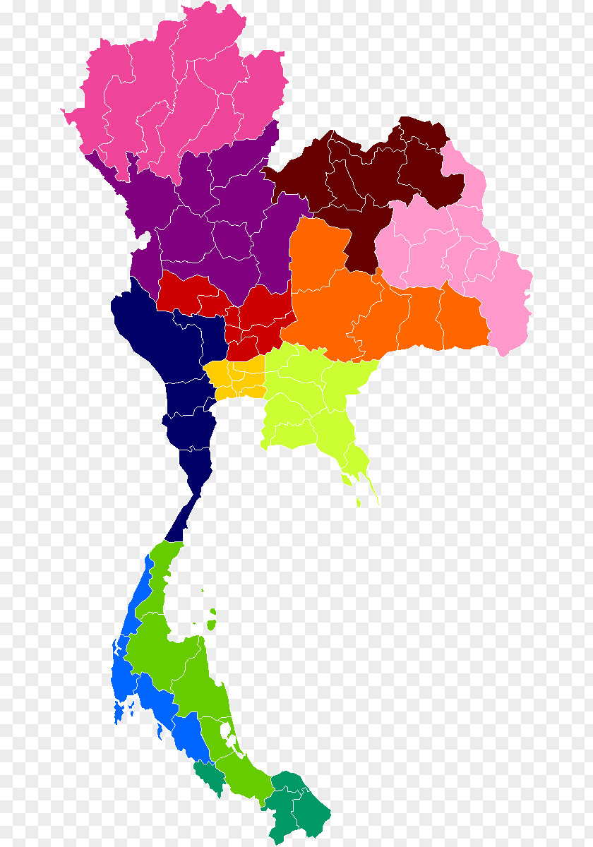 Thailand Next Thai General Election Map PNG