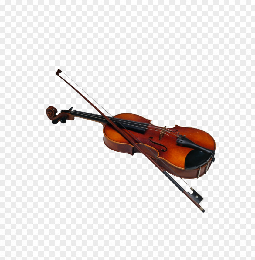 Yellow Violin Musical Instrument Bow String PNG