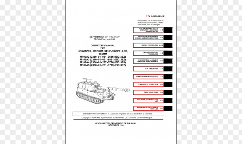 Army United States Armor School M113 Armored Personnel Carrier Field Manuals Steel Beasts PNG