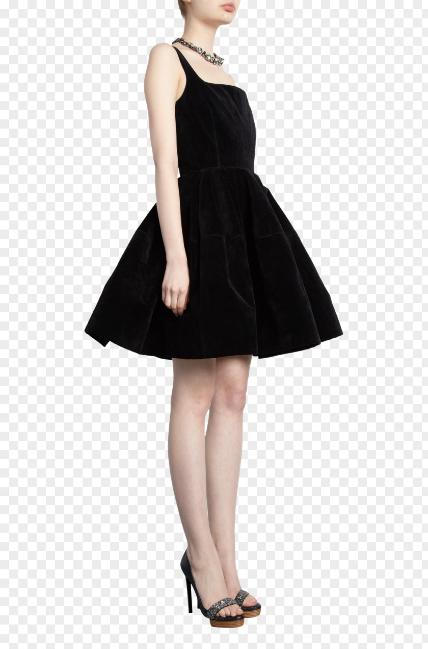 Dress Little Black Formal Wear Skirt Velvet PNG