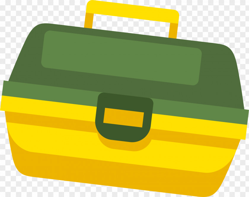 Green Concise Toolbox Saw PNG