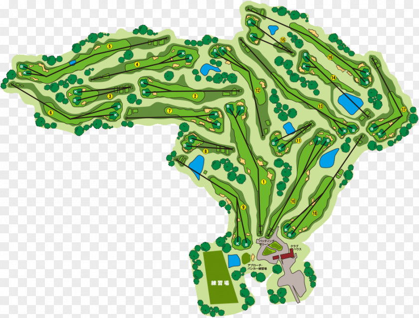 Main Course Shizuokayomiuri Country Club Golf Hotel Zum Bären Map PNG